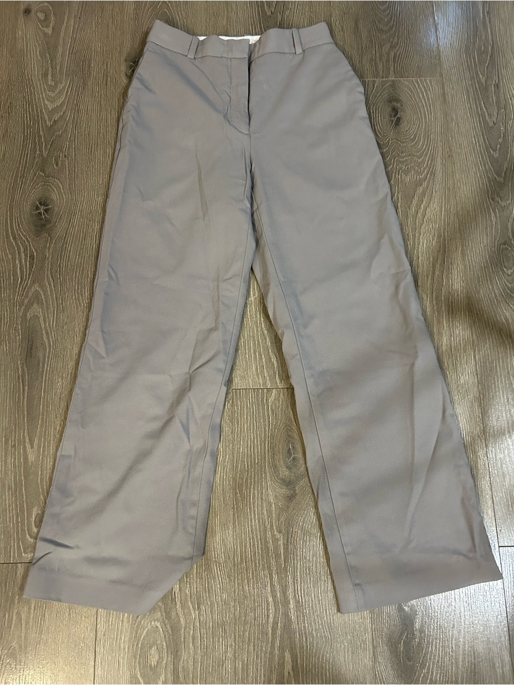 Babaton Wide-Leg Pants in Light Gray - Picture 1 of 9